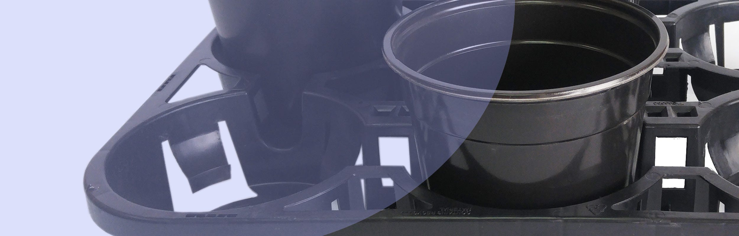 Round and tray